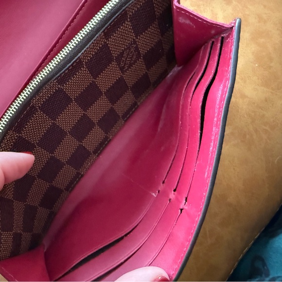 Louis Vuitton Portefeuille Croisette Damier Canvas/Leather Long Wallet - Picture 12 of 16